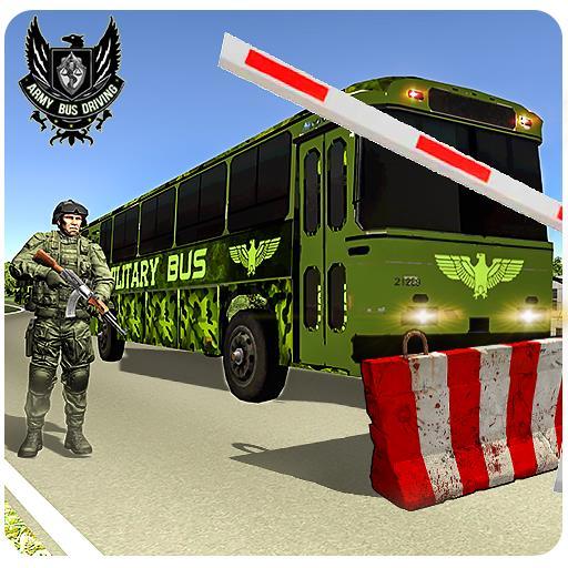 Army Bus Coach Driving: US Military Transport