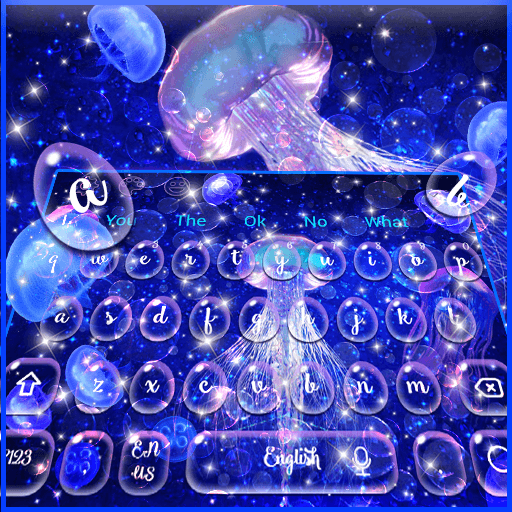 Galaxy Hologram Keyboard Theme